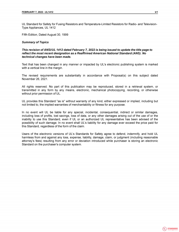 UL 1412 PDF UL 1412 PDF